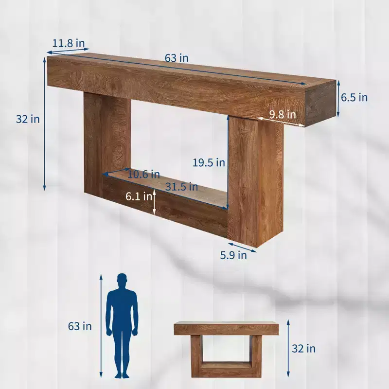 Console Table - Modern Console Table, Living Room Furniture, Small Console Table, Wood Console Table, Console Table Furniture