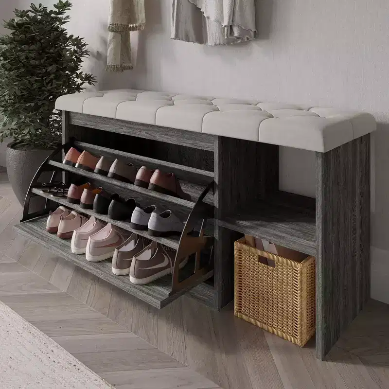 ChaletPosh Storage Shoes Bench