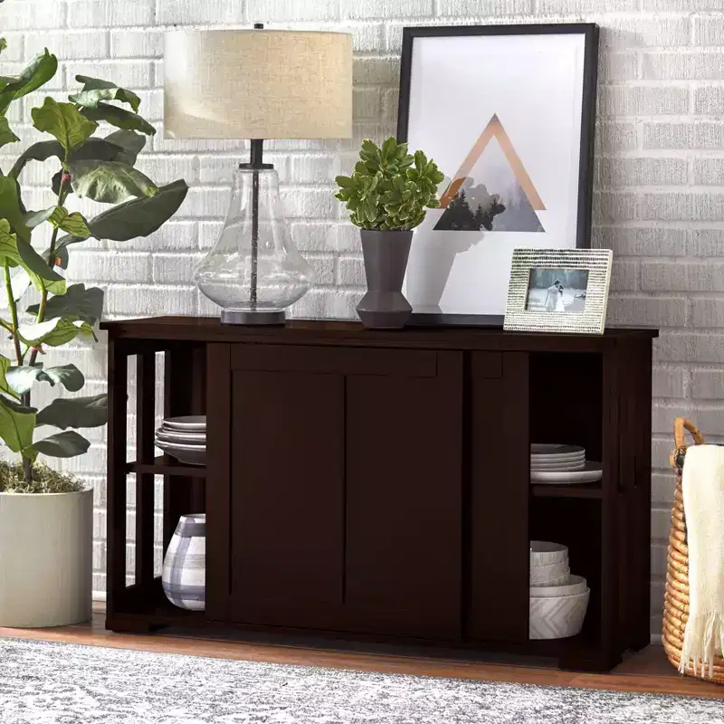Modular Stackable Cabinet with Sliding Doors