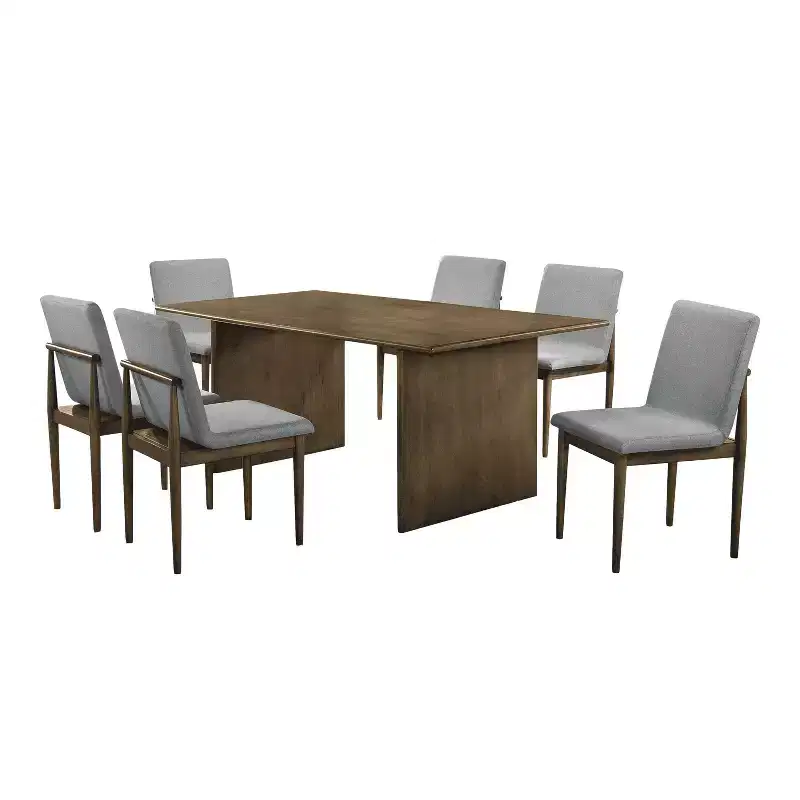 HOMES: Inside + Out 7pc Avery Mid Century Modern Dining Table Set