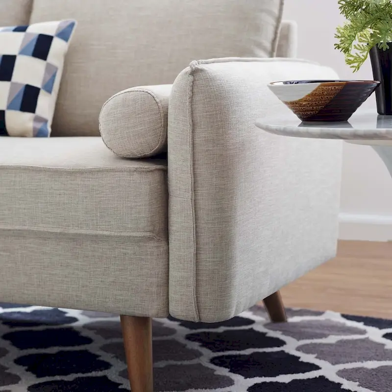 Carson Carrington Hedeby Upholstered Fabric Loveseat