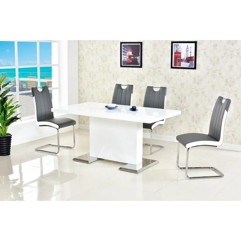 Best Master Furniture Two-tone Modern Side Chairs (Set of 2)