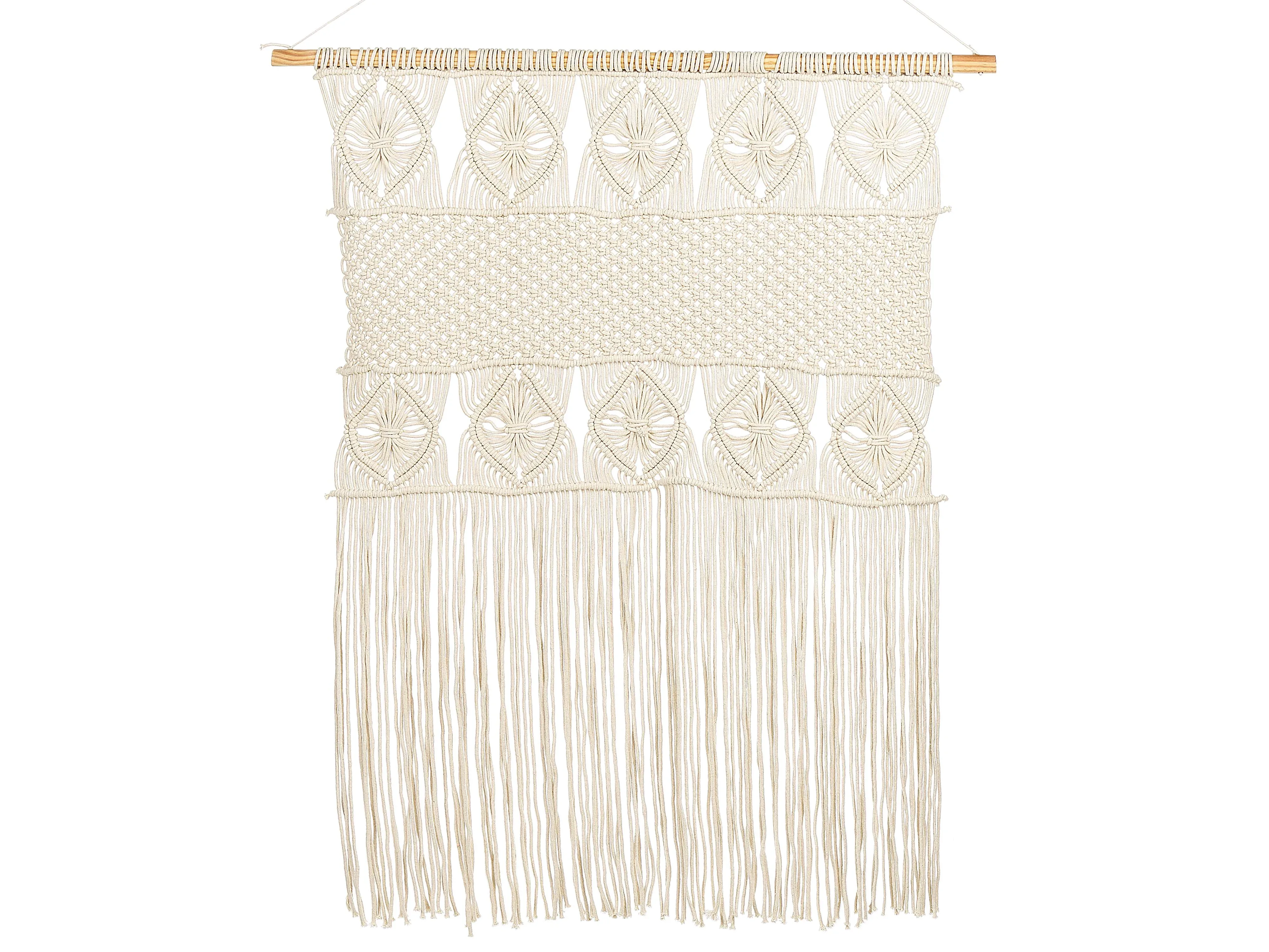 Decorazione da parete in Cotone 118 cm Beige