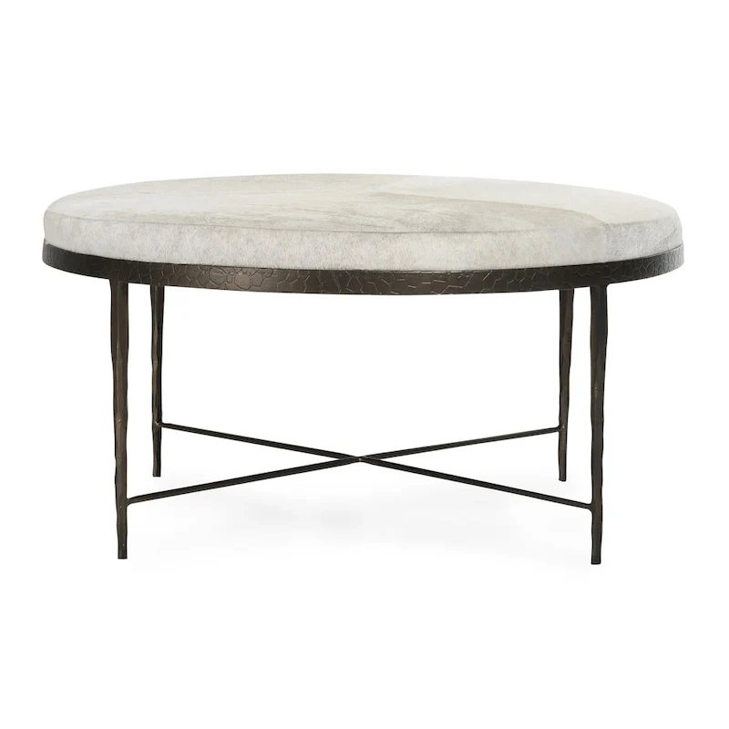 Leather Hide Coffee Table
