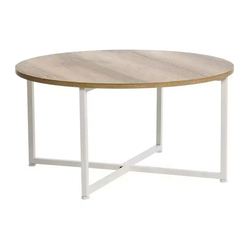 Household Essentials Jamestown Round Coffee Table