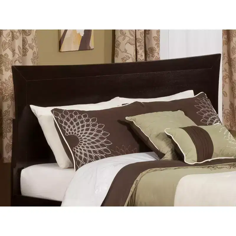King Metro Headboard Espresso - AFI: Hardwood, USB Charger, Satin Finish, 80"x50"