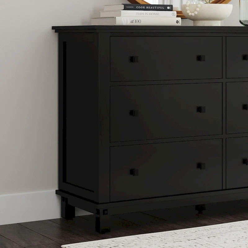 Black Wood Dresser