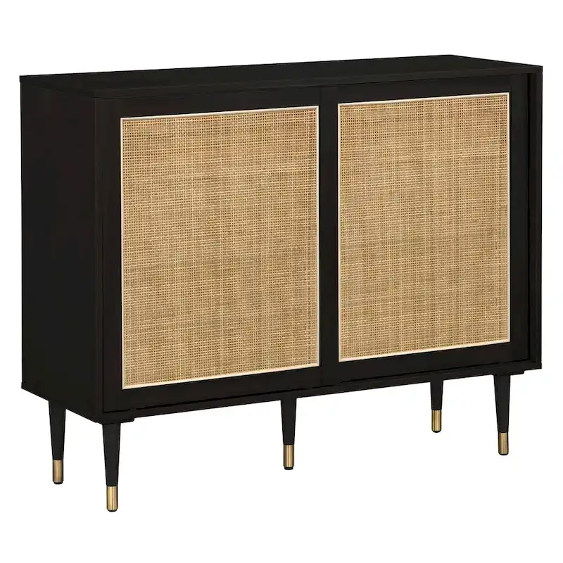 Rattan Buffet - 47.7 x 15.7 x 36