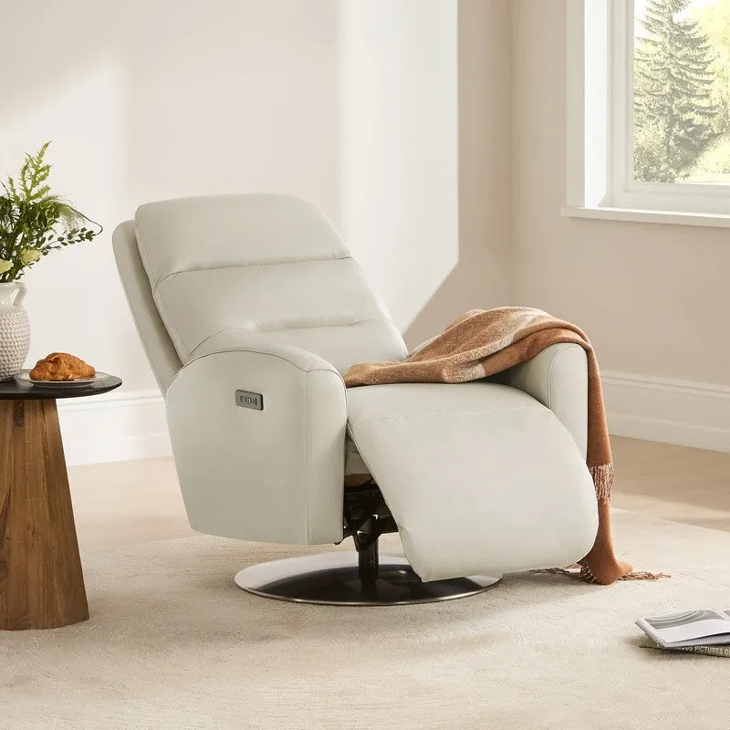 Mateo Dual Motor Power Swivel Recliner Lounge Chair