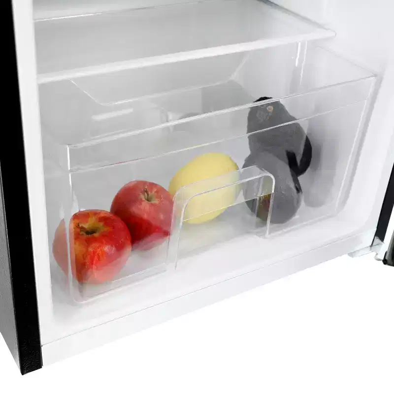 MegaChef 3.2 Cubic Feet 2 Door Refrigerator/Freezer in Stainless Steel