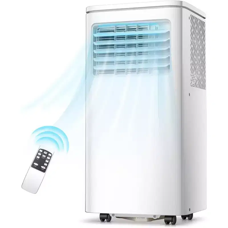 ZAFRO 8,000 BTU Portable Air Conditioners, Air Conditioners for Room up to 350 Sq.ft, Portable for Home/Office/Dorms, White