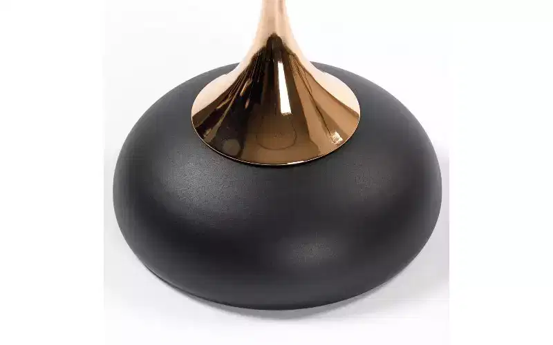 Mermaid Tail Pedestal Round Side Table, Anti-Rust Metal Tray Top Small Coffee Table, Versatile Accent Table, End Table for Living Room
