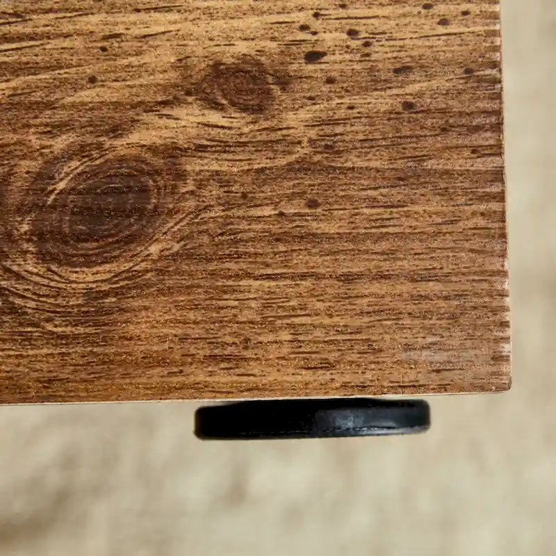 Modern MDF coffee table with wood texture pattern -stylish and durable design