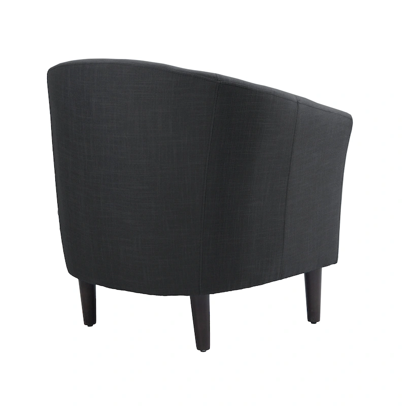 2 Set Modern Accent Chair Upholstered Barrel Chair