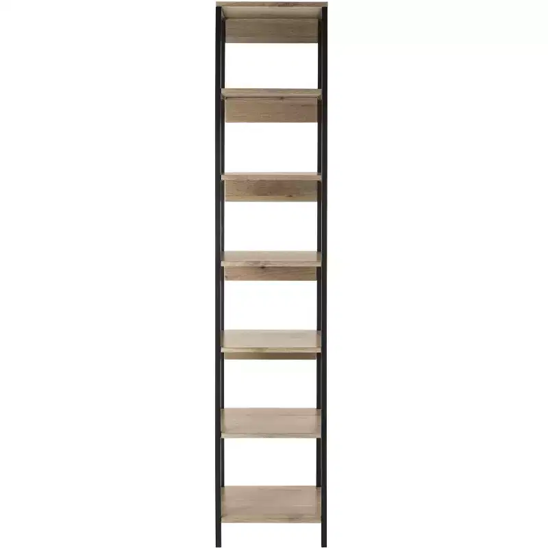 Lisa Etagere - FOX4275 - Oak/Black - Safavieh Couture