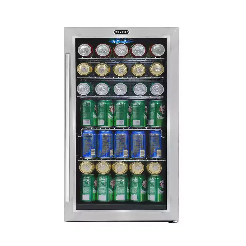 Whynter BR-130SB 17 inch 127 Can Freestanding Beverage Refrigerator cooler Stainless Steel