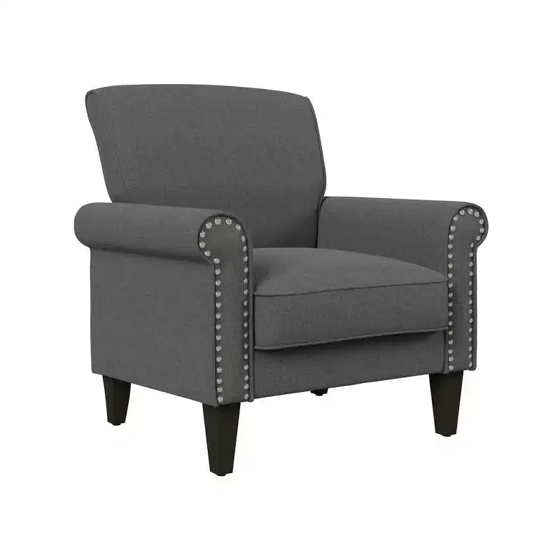 HL Home,Traditional Armchair with Nailheads