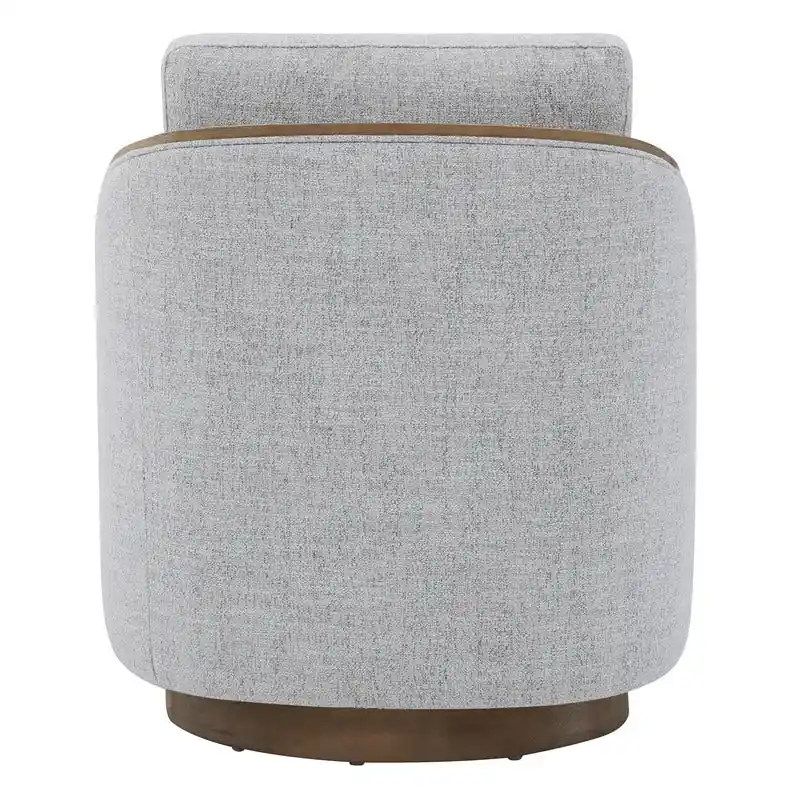 Skyler Modern Upholstered Living Room Swivel Bucket Accent Chair
