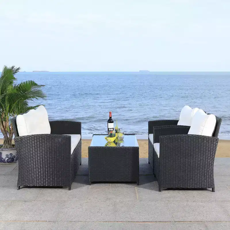 Vellor 4 Piece Living Set - Indoor/Outdoor - PAT7516 - Safavieh