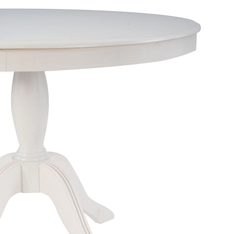 Josie Round Solid Wood Pedestal Table