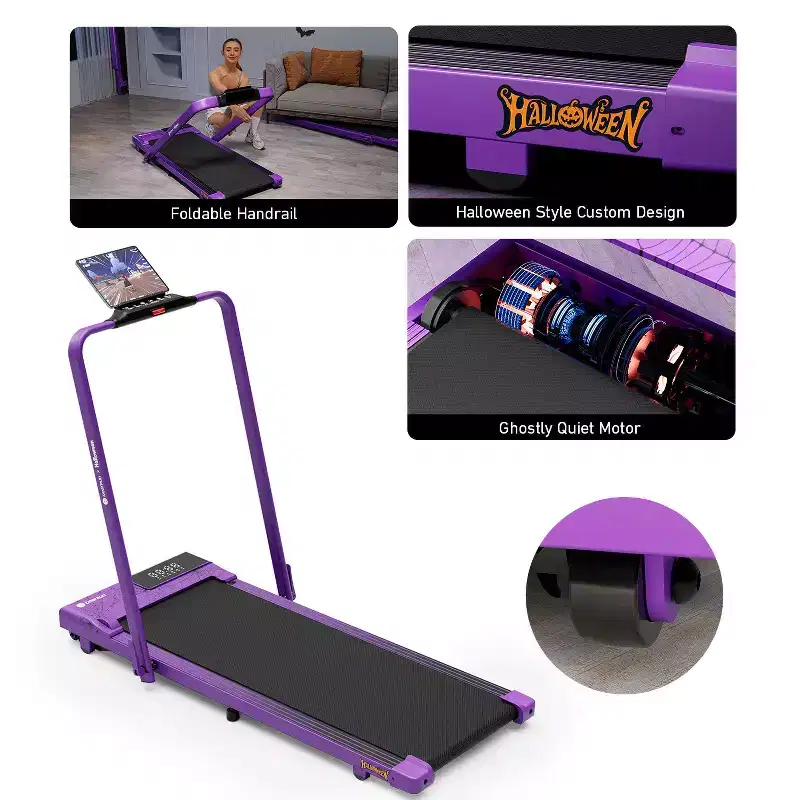 DeerRun A5 Limited Edition Smart Foldable Treadmill Purple Cobweb | The Perfect Gift for Family Health