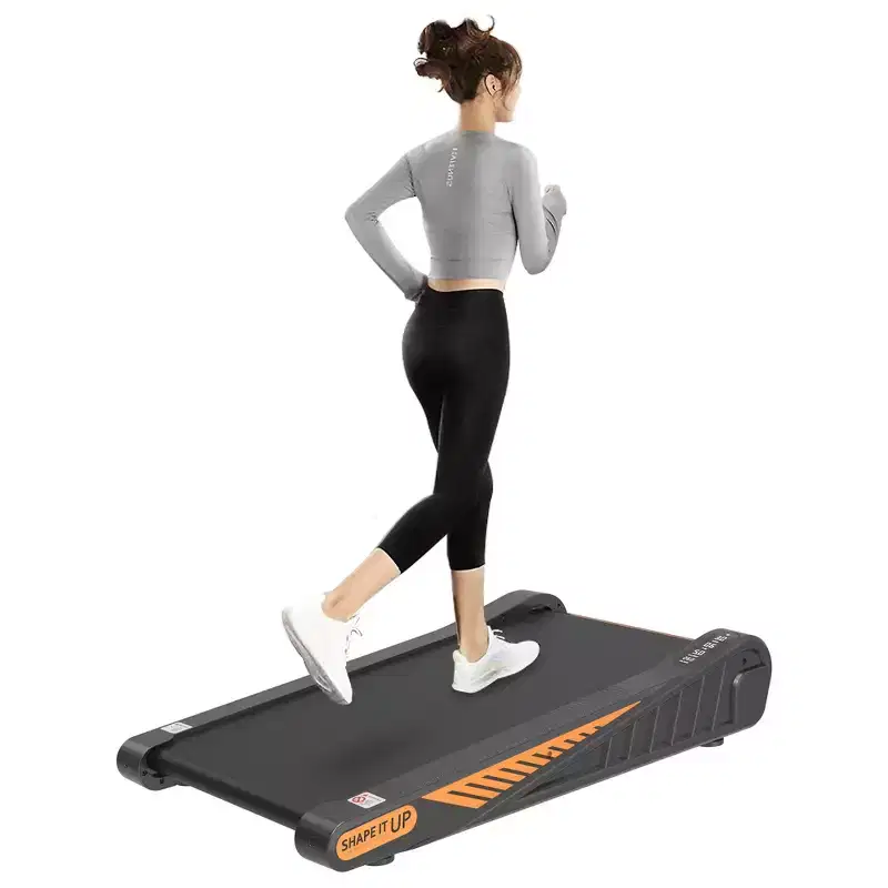 Whisen Walking Pad Under Desk Treadmill Machine Home Exercise with Incline for Small Space - Black