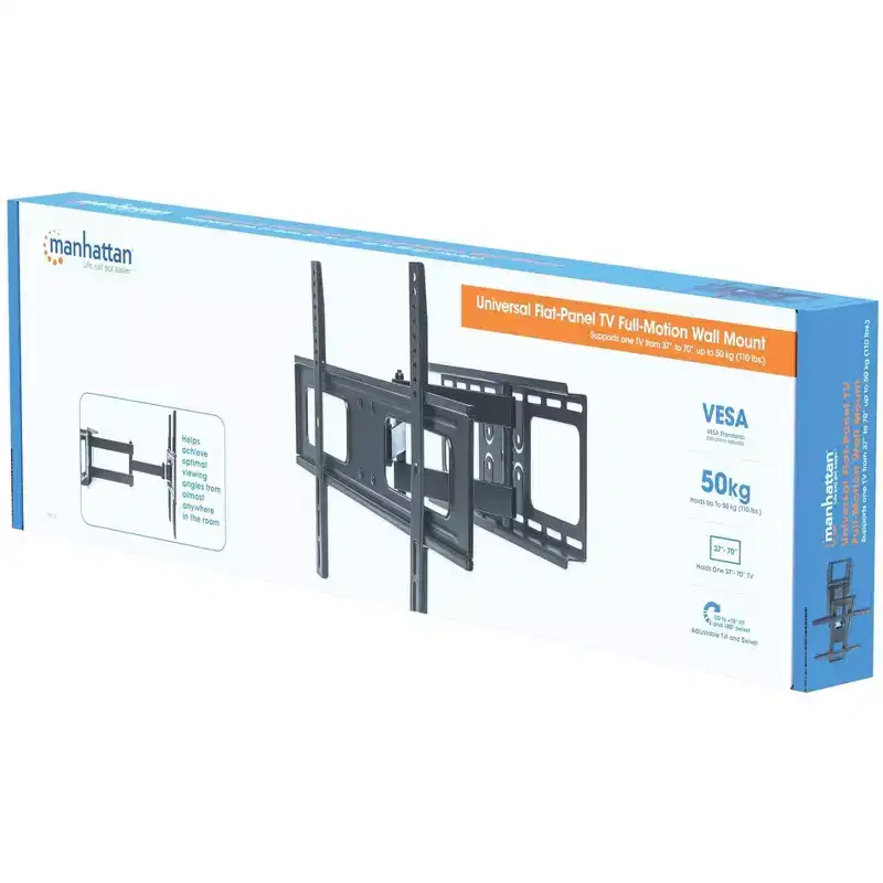 Manhattan Universal Flat-Panel TV Full-Motion Wall Mount for 37 to 70 Displays