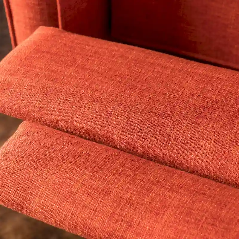 Mervynn Mid-Century Modern Button Tufted Fabric Recliner by Christopher Knight Home