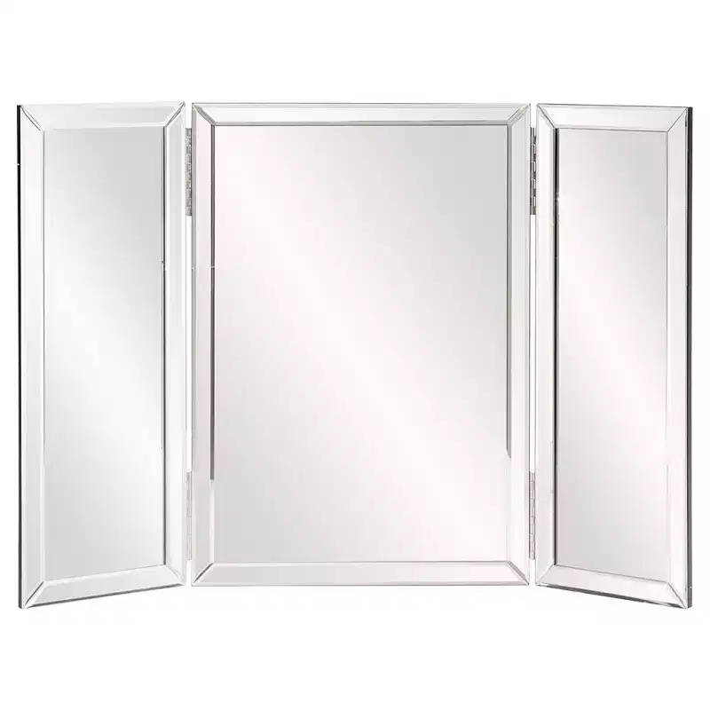Freestanding Hinged Vanity Mirror – Clear Glass
