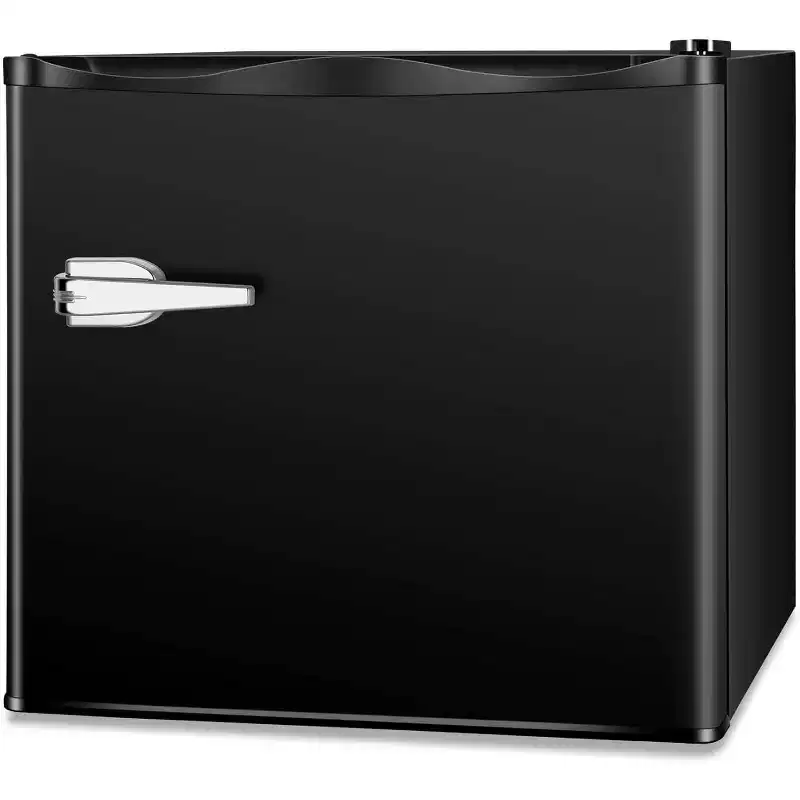 ZAFRO 1.2 Cu.ft Small Upright Freezer with Handle, Removable Shelves, 7 Adjustable Thermostat, Low Noise for Bedroom/Apartment/Office