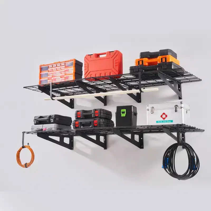 VEVOR Garage Storage Shelving, 2 Pack, 6 x 2 ft Heavy Duty Garage Shelves Wall Mounted, 1000 lbs Load Capacity(Total) Garage Storage Rack