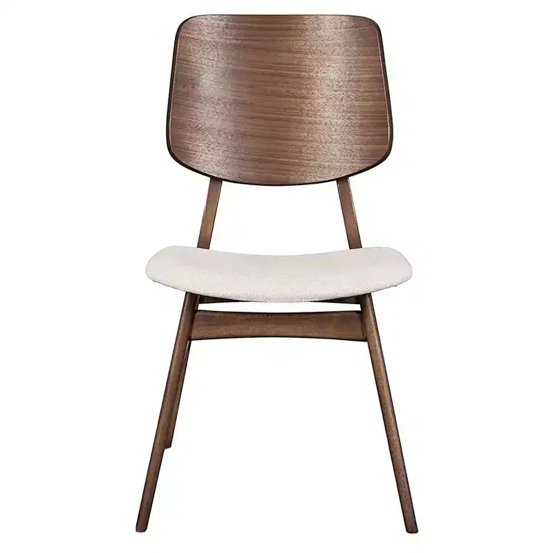 New Classic Furniture, Oscar Walnut Solid Wood Dining Chair (Set of 4)
