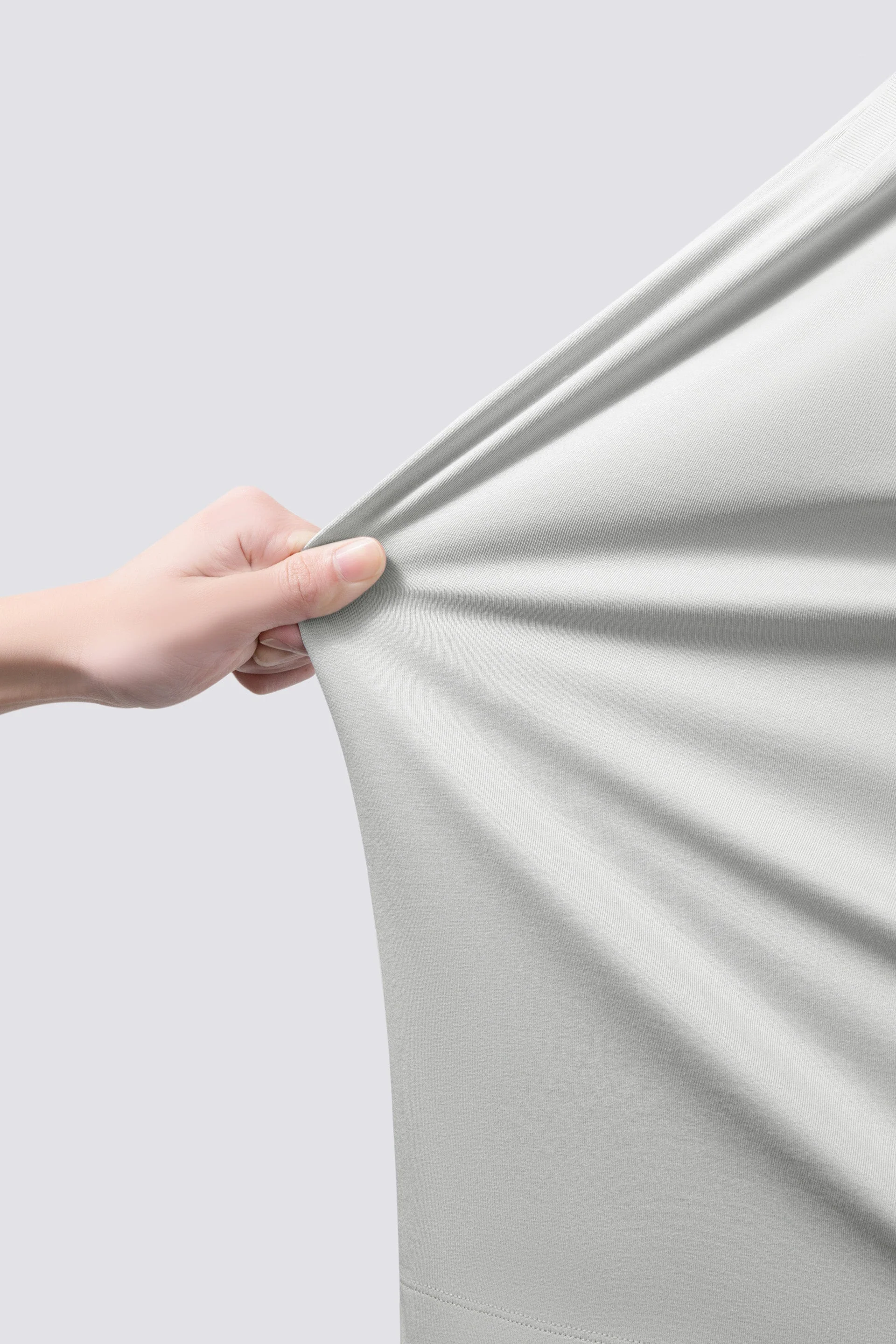 Zip-Up Polo – Grey