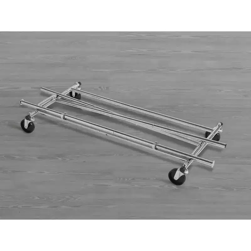 J&V TEXTILES Adjustable Rolling Garment Rack