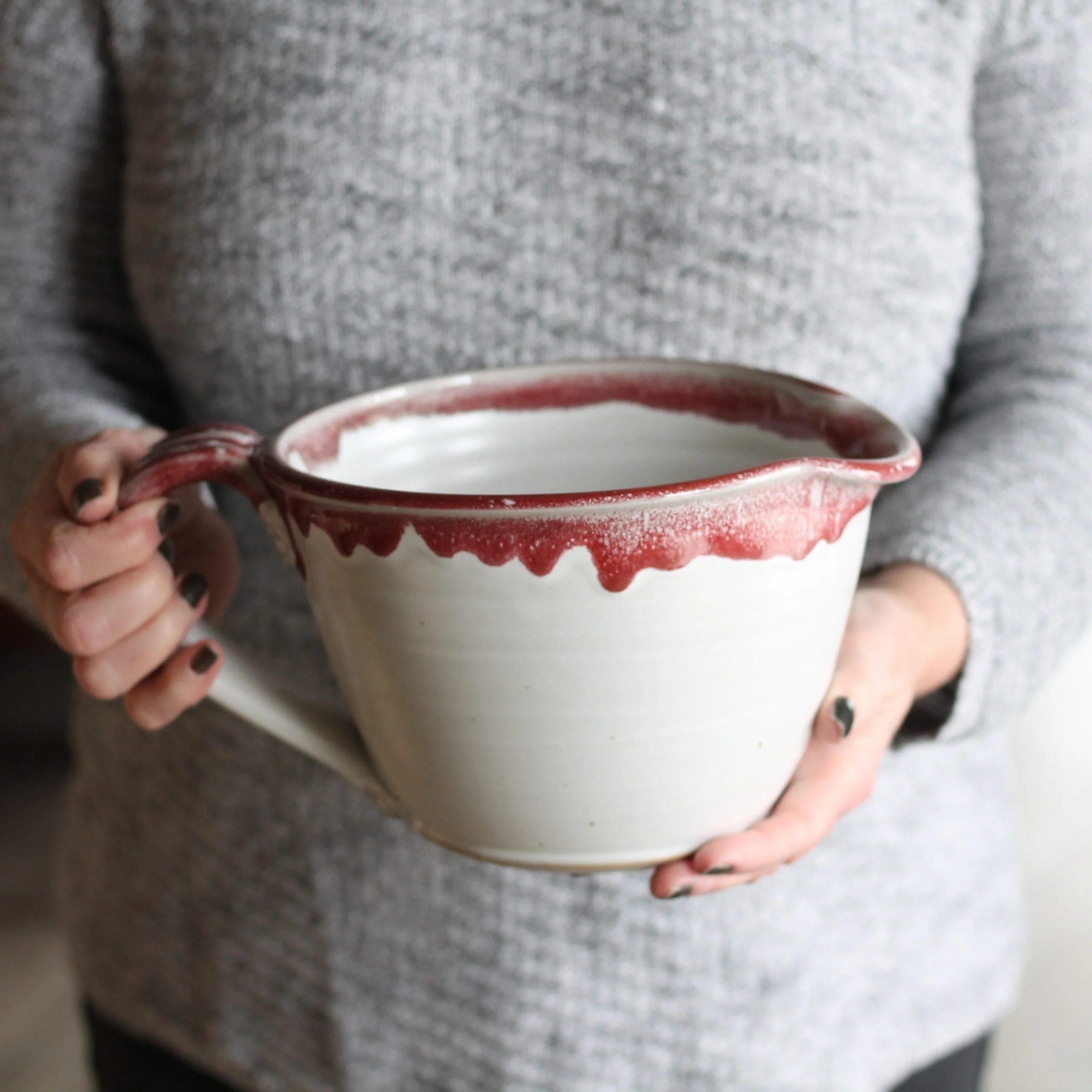 Handmade Large Batter Bowl
