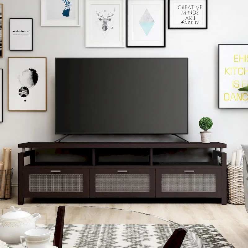 Espresso Contemporary TV Console, 71