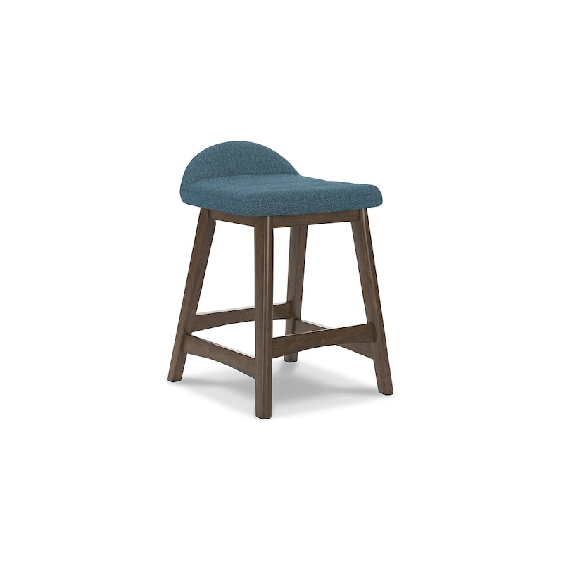 Signature Design by Ashley Lyncott Upholstered Counter Height Bar Stool (Set of 2) - 19W x 20D x 29H
