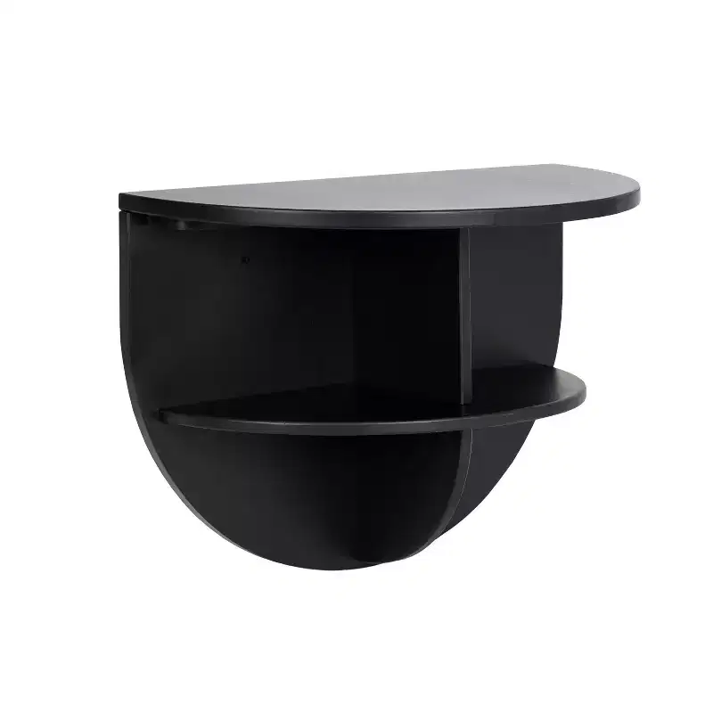 Jalla Wood Floating Side Table