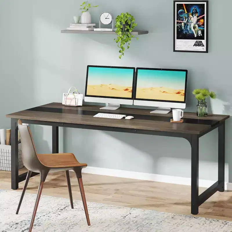 Tribesigns 70.86 Rectangular Computer Desk