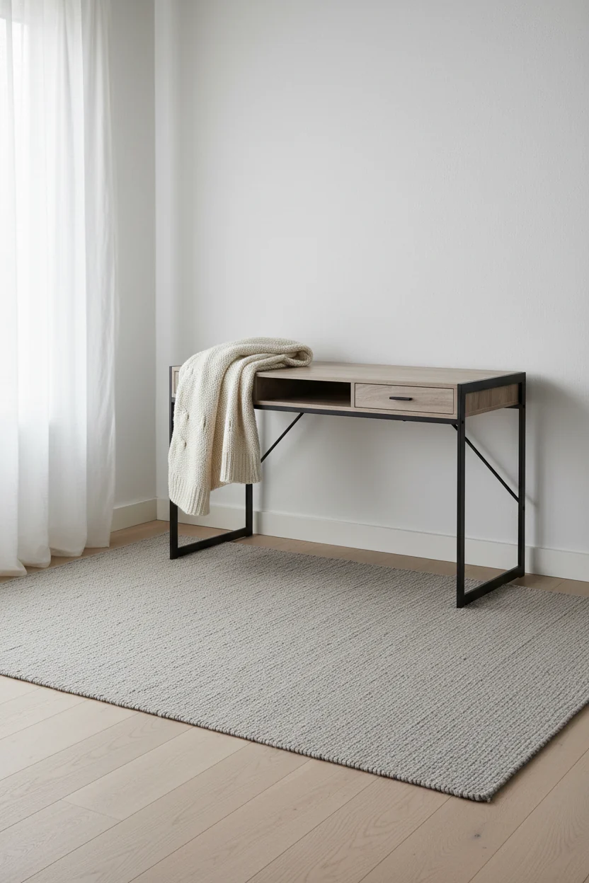 48 Office Desk with 2-Drawers & Cubby