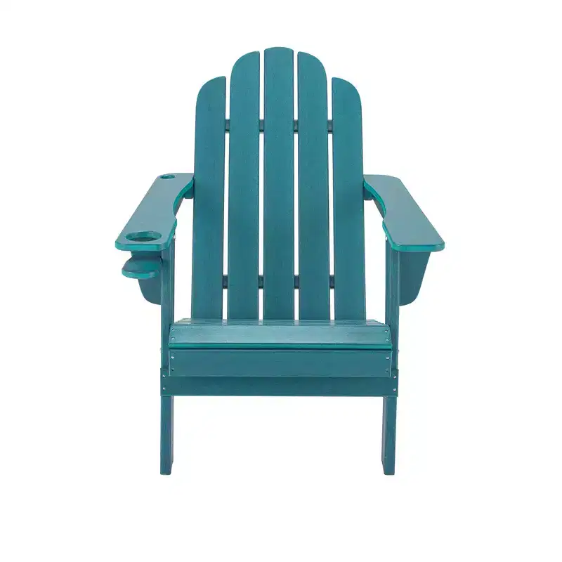 CASAINC Adirondack Chair with Cup Holder and Umbrella Hole
