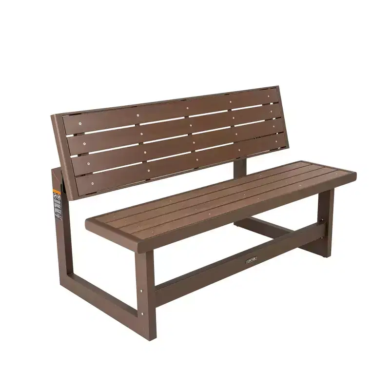 Lifetime Convertible Bench, Mocha Brown (60139)