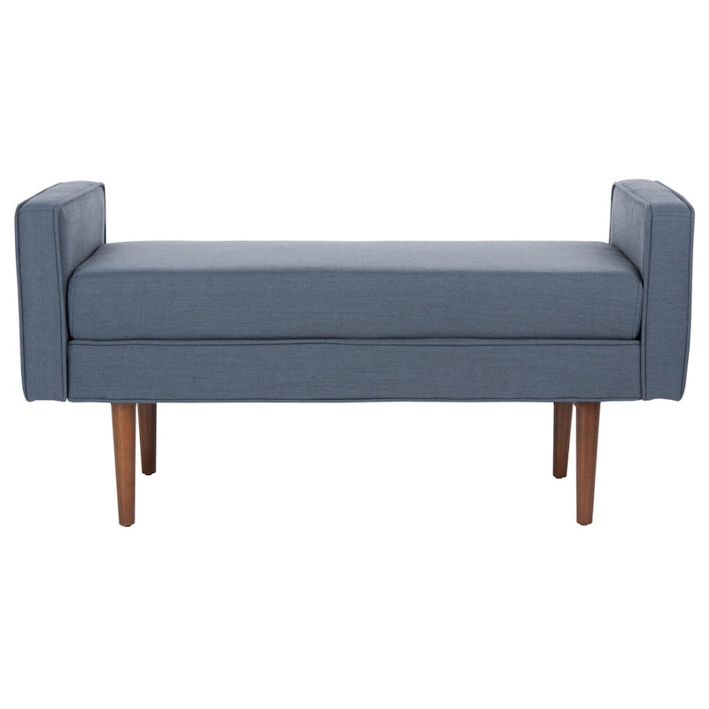 Mid-Century Modern 25-inch Bench - 49 W x 18 L x 25 H - 49Wx18Dx25H