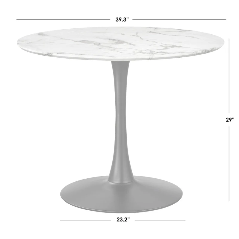 Kavitt Mid-century Modern Velvet 5-piece Round Dining Set