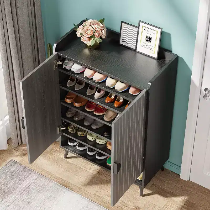 Tribesigns 7-Tier Wooden Shoe Cabinet