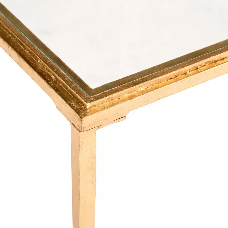 Coffee Table - FOX2580A - Gold/Clear