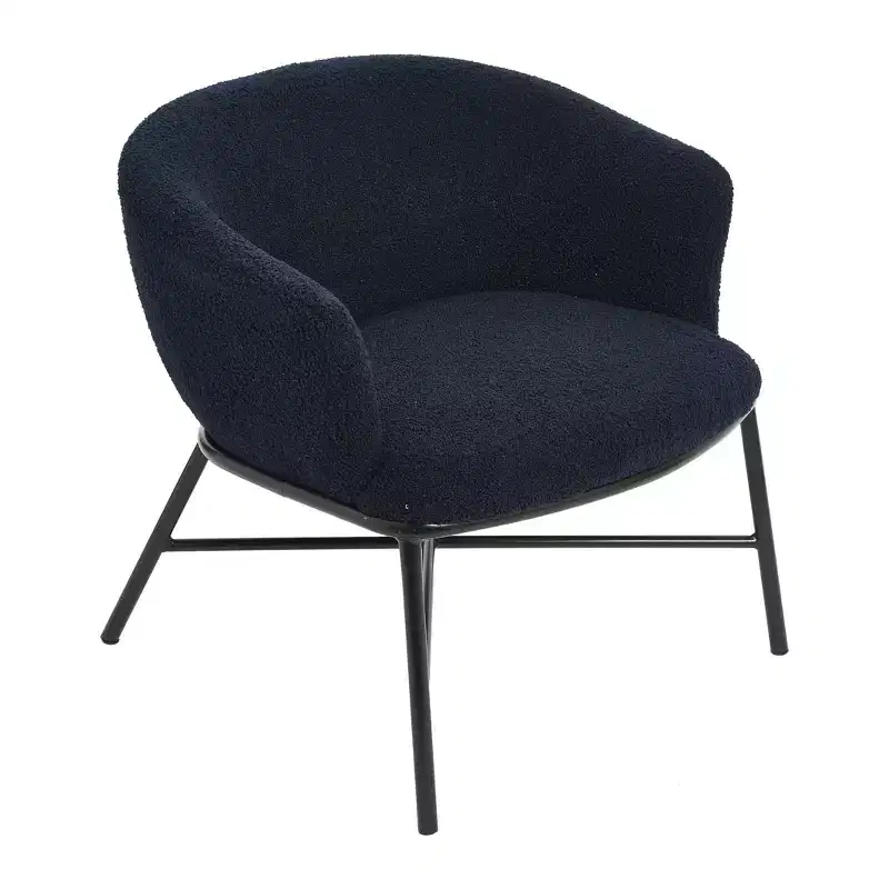 Storied Home Bowery Boucle Upholstered Accent Arm Chair