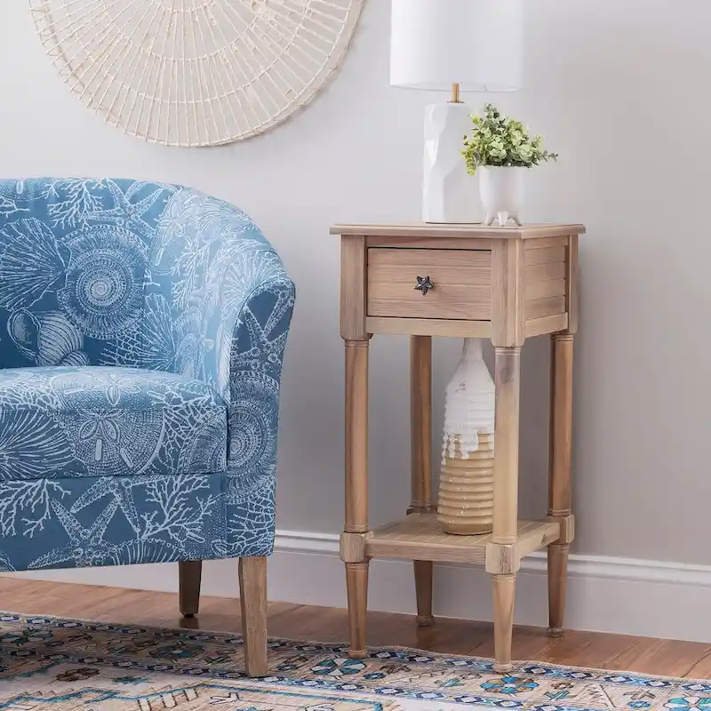 Coastal Side End Table