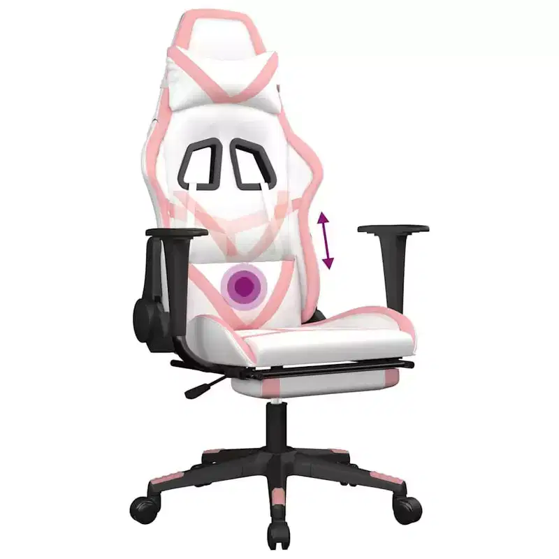 vidaXL Gaming Chair Black and Red