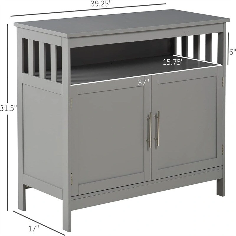 Sideboard Buffet Cabinet - 39.25D x 17W x 31.5H